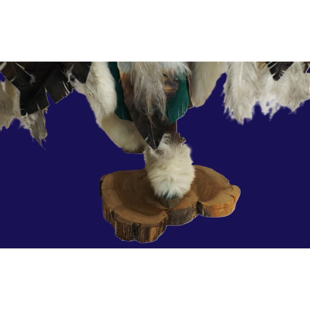 Navajo Native American signed Eagle Dancer Kachina Doll - Large - 22" tall ! - Picture 6 of 16